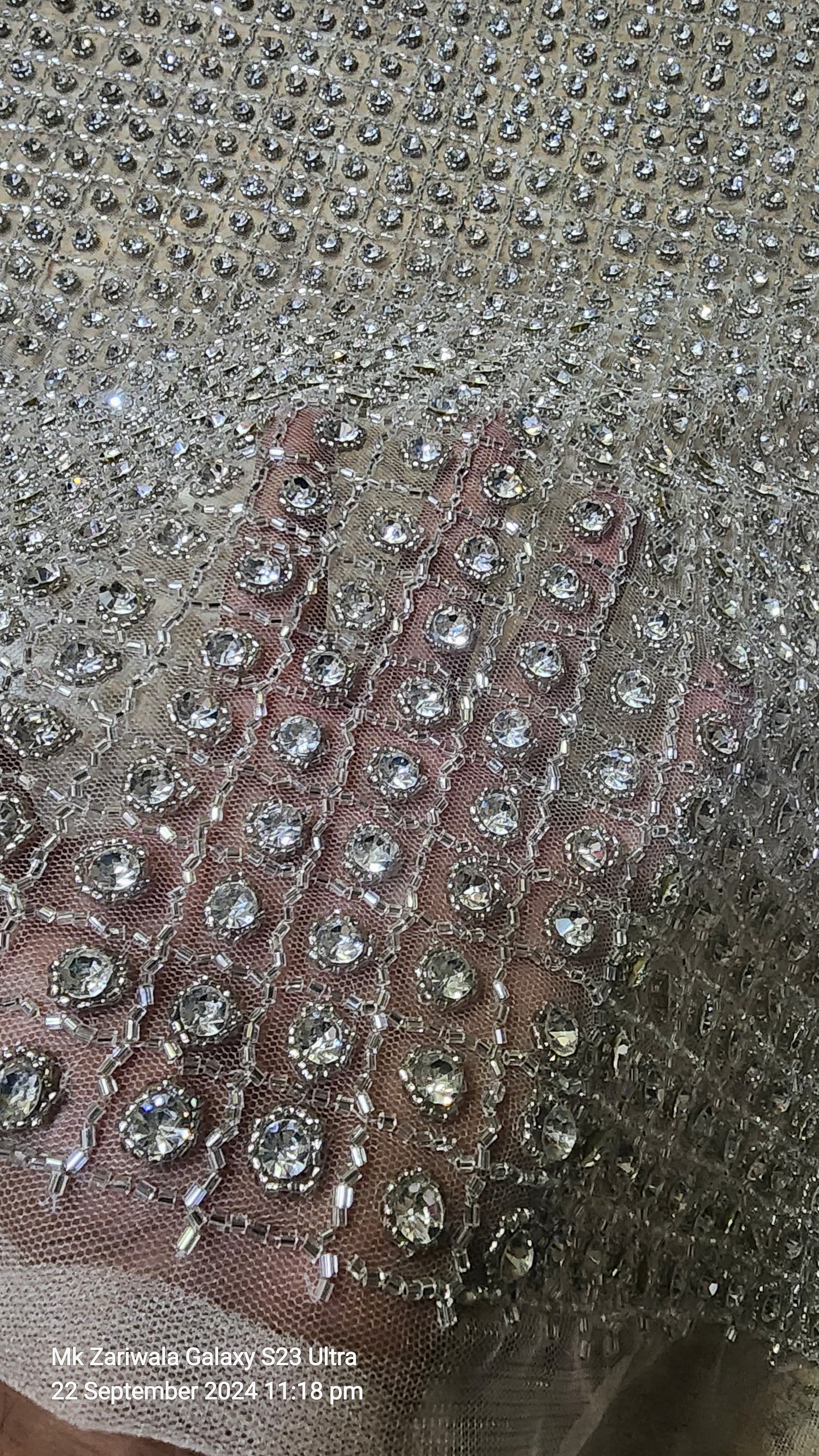 Luxury Lace Fabric, Elegant Wedding Dress Material, Perfect for Bridal Gowns & Special Occasions, Great Sewing Gift - Mk Zariwala