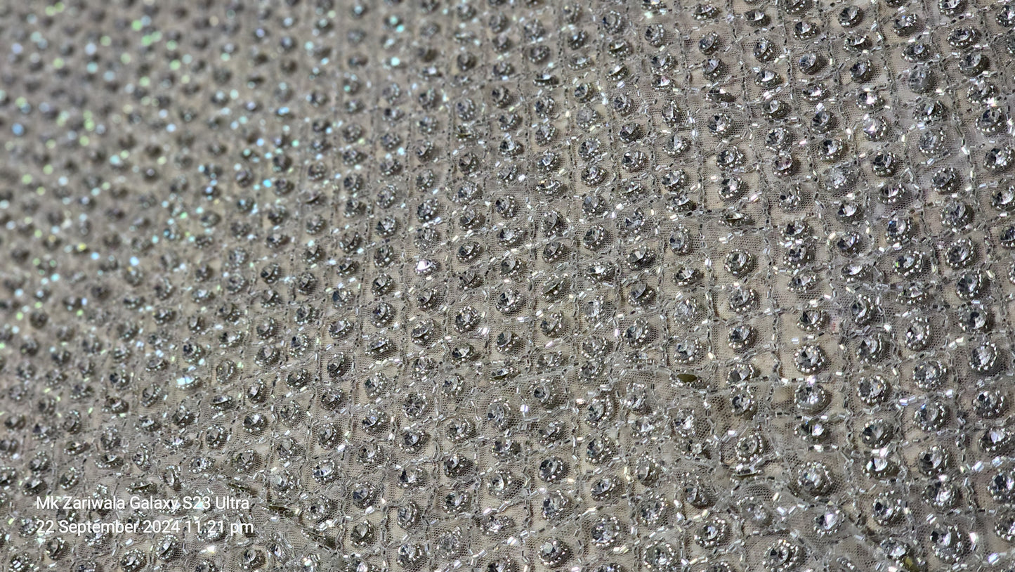 Luxury Lace Fabric, Elegant Wedding Dress Material, Perfect for Bridal Gowns & Special Occasions, Great Sewing Gift - Mk Zariwala