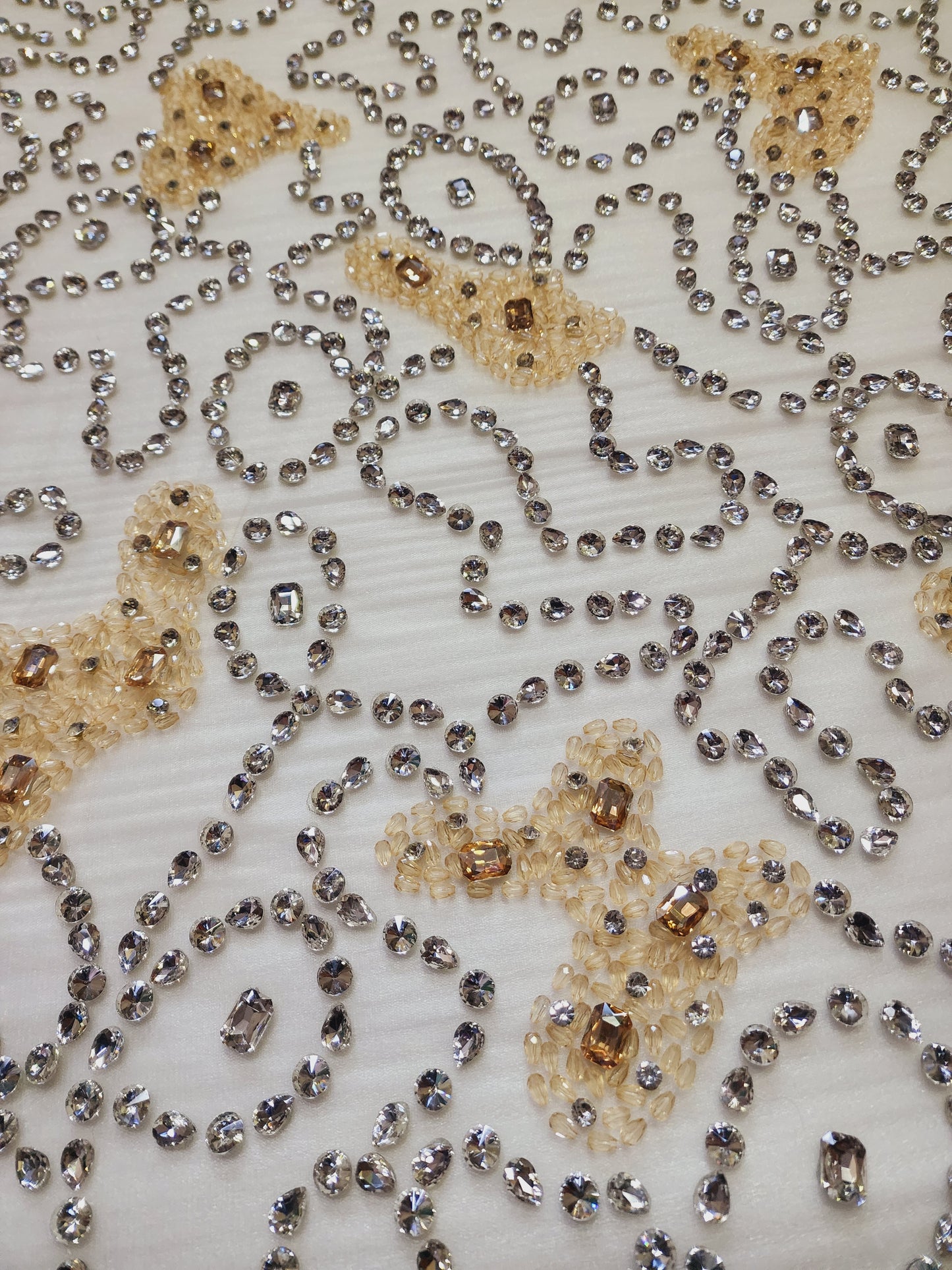Heavy Beaded Elegant Wedding Dress Material, Perfect for Bridal Gowns & Special Occasions, Great Sewing Gift