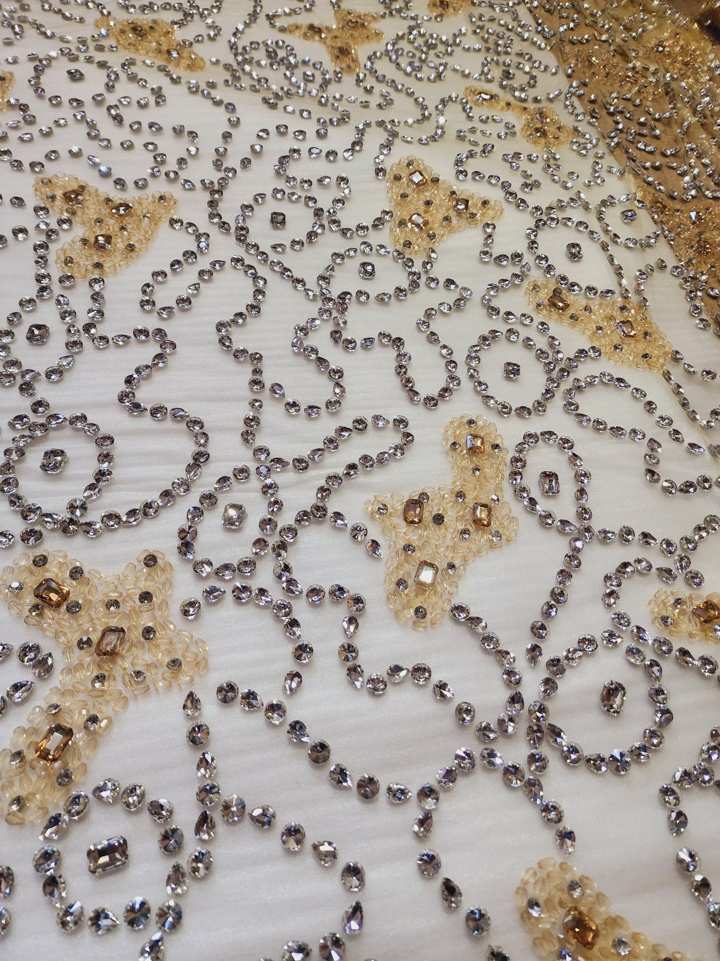 Heavy Beaded Elegant Wedding Dress Material, Perfect for Bridal Gowns & Special Occasions, Great Sewing Gift