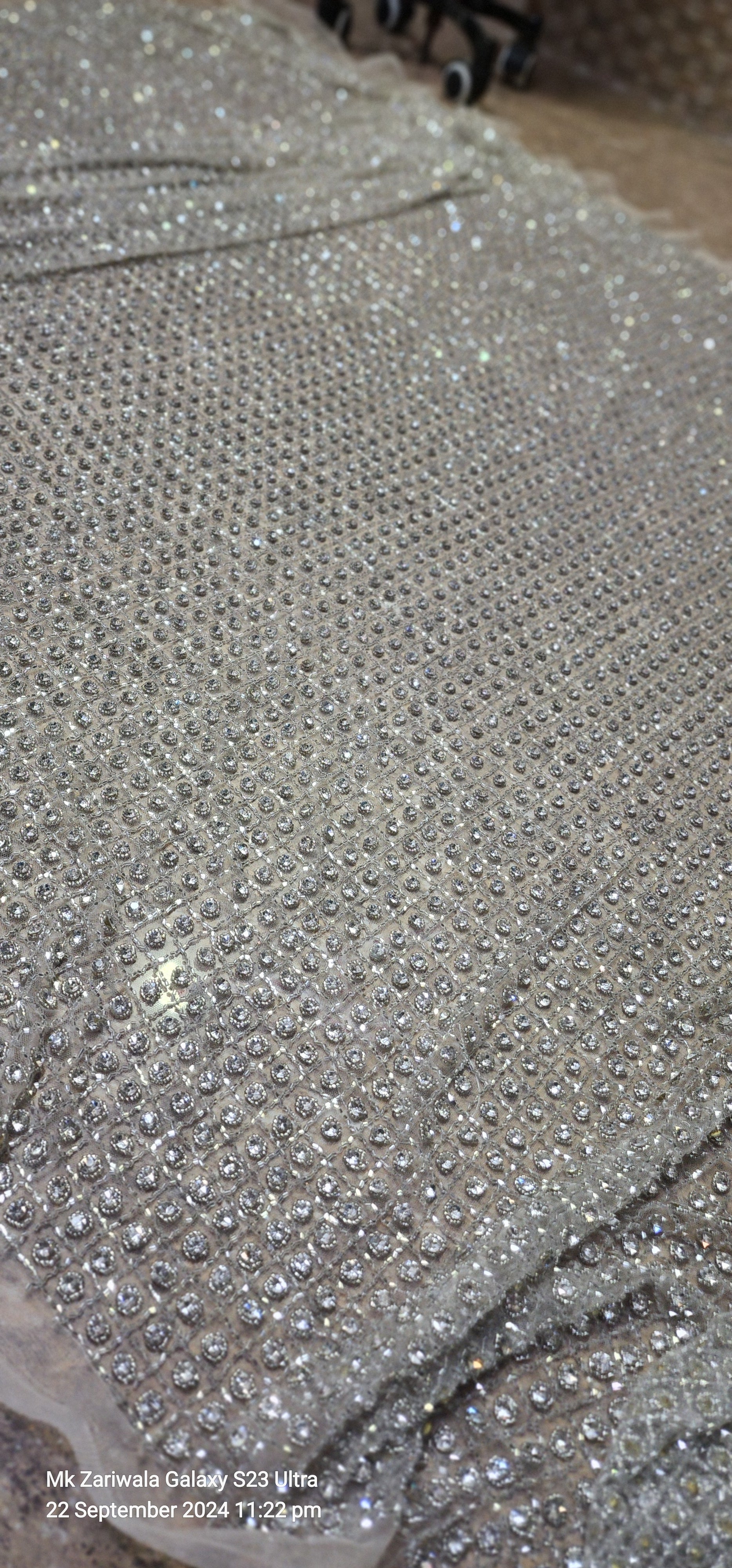 Luxury Lace Fabric, Elegant Wedding Dress Material, Perfect for Bridal Gowns & Special Occasions, Great Sewing Gift - Mk Zariwala 
